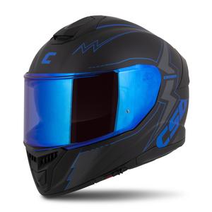Integralna motociklistička kaciga Cassida Integral GT 2.1 Flash crno-plavo-siva