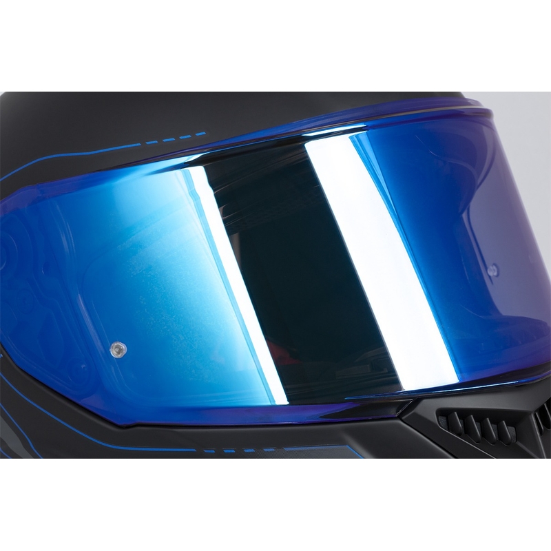 Integralna motociklistička kaciga Cassida Integral GT 2.1 Flash crno-plavo-siva