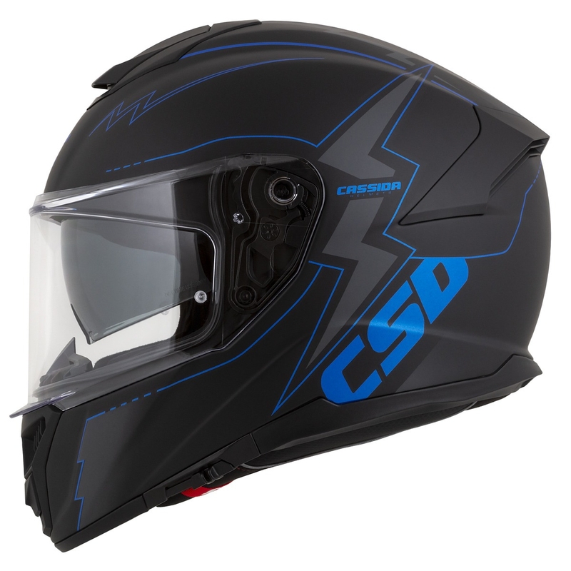 Integralna motociklistička kaciga Cassida Integral GT 2.1 Flash crno-plavo-siva