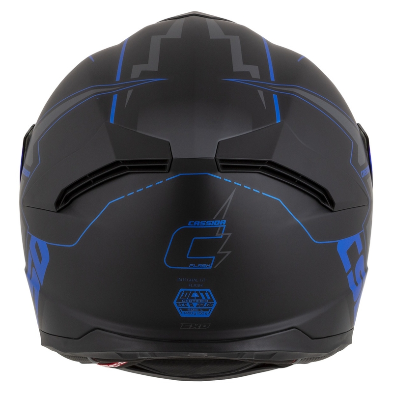 Integralna motociklistička kaciga Cassida Integral GT 2.1 Flash crno-plavo-siva