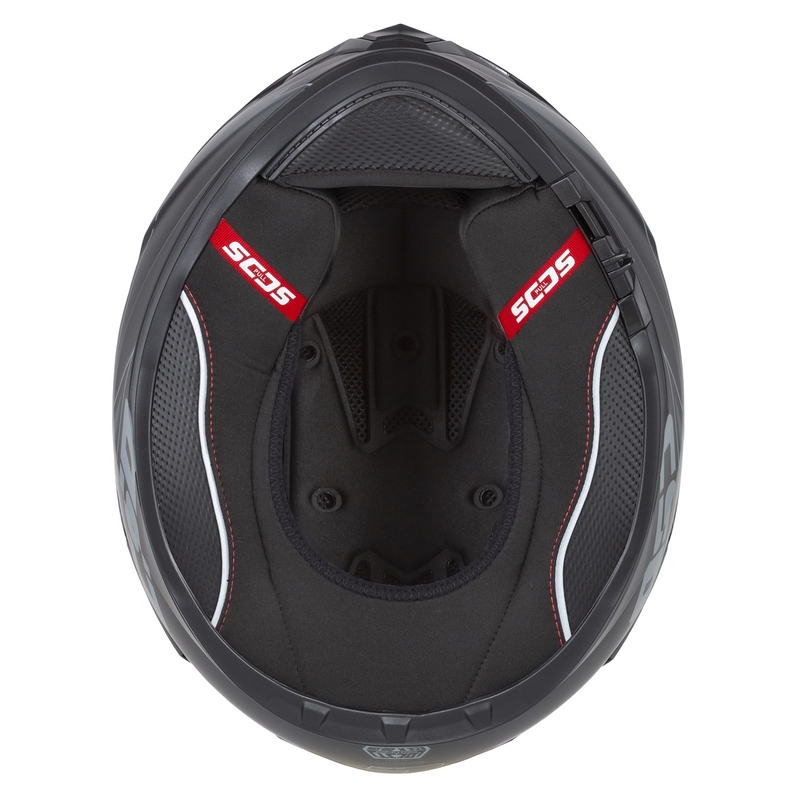 Integralna moto kaciga Cassida Integral GT 2.1 Flash crno-siva