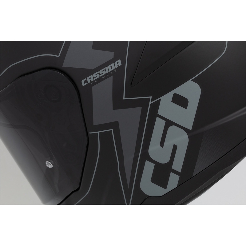 Integralna moto kaciga Cassida Integral GT 2.1 Flash crno-siva