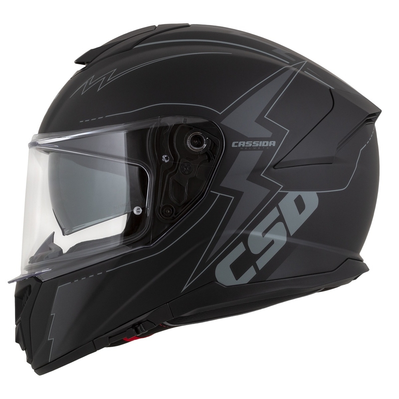 Integralna moto kaciga Cassida Integral GT 2.1 Flash crno-siva