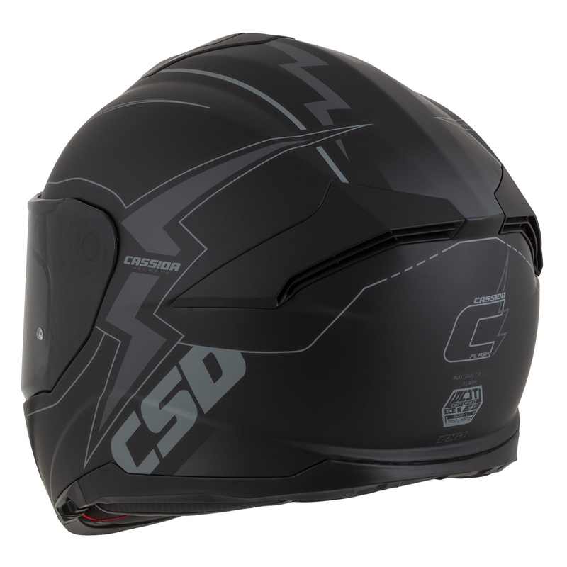 Integralna moto kaciga Cassida Integral GT 2.1 Flash crno-siva