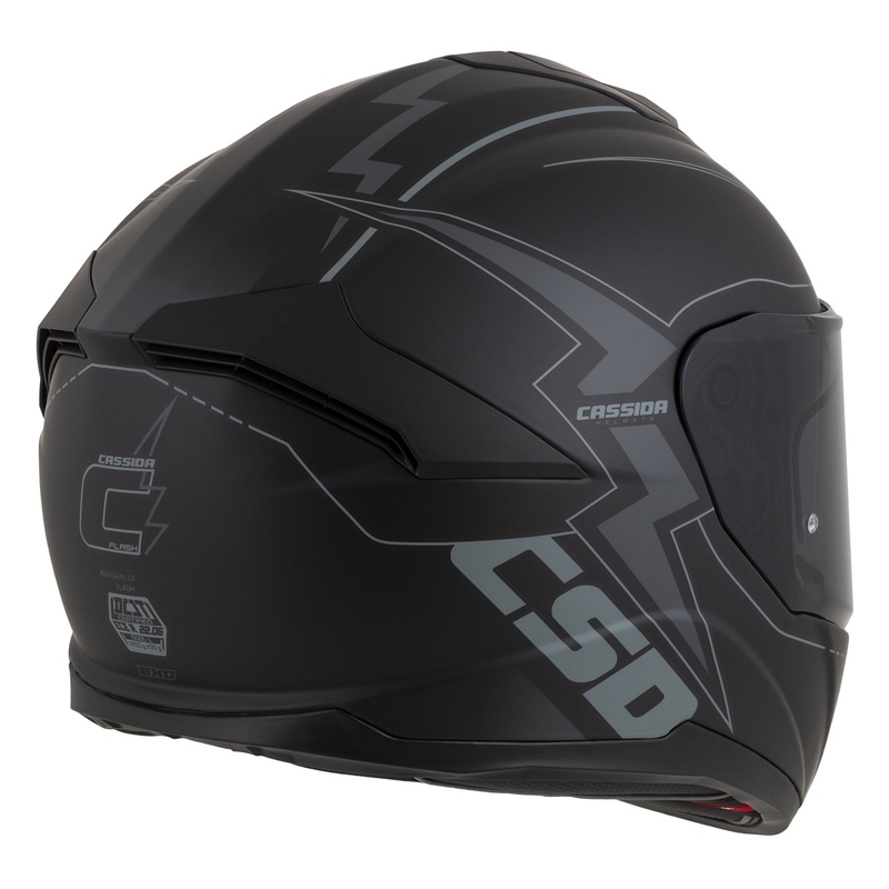 Integralna moto kaciga Cassida Integral GT 2.1 Flash crno-siva