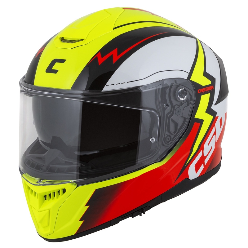 Integralna motociklistička kaciga Cassida Integral GT 2.1 Flash fluo žuto-crveno-crno-bijela