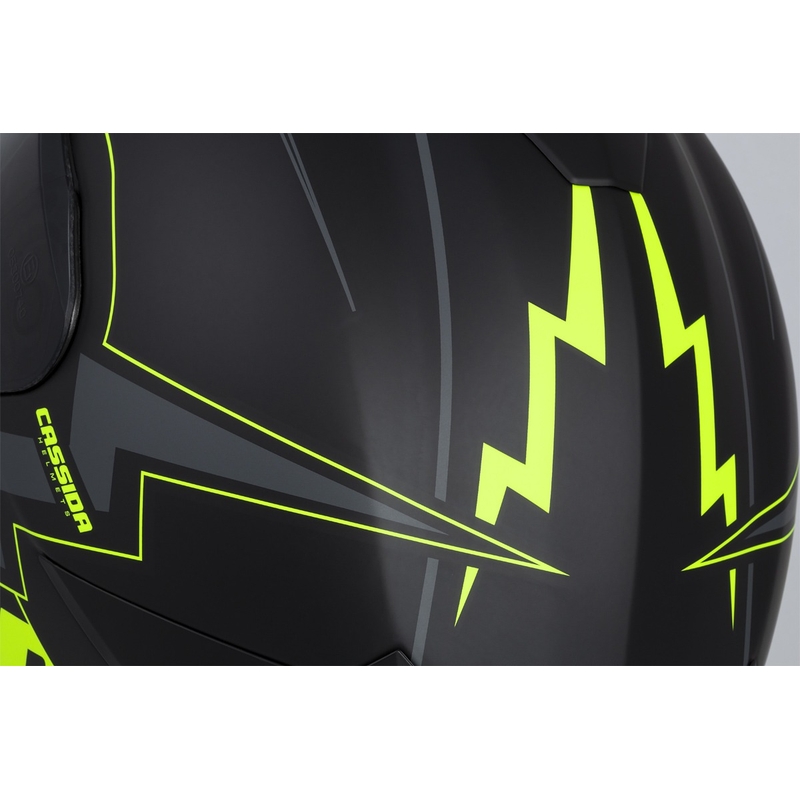Integralna motociklistička kaciga Cassida Integral GT 2.1 Flash crno-fluo žuto-siva