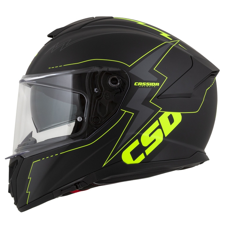 Integralna motociklistička kaciga Cassida Integral GT 2.1 Flash crno-fluo žuto-siva
