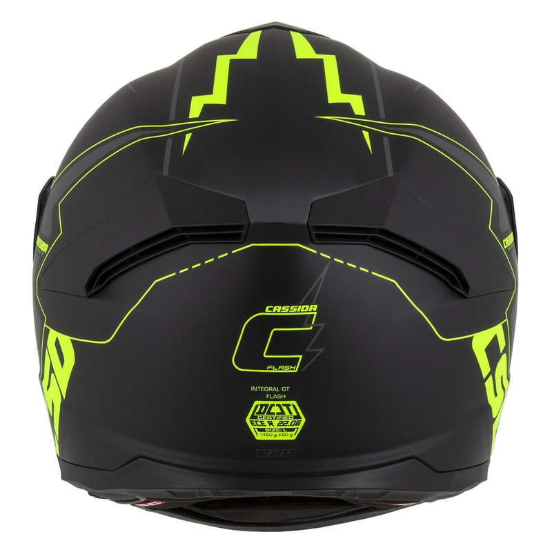 Integralna motociklistička kaciga Cassida Integral GT 2.1 Flash crno-fluo žuto-siva