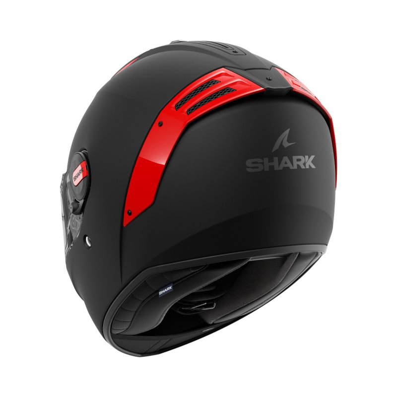 Integralna motociklistička kaciga SHARK SPARTAN RS Blank SP crno-crvena mat