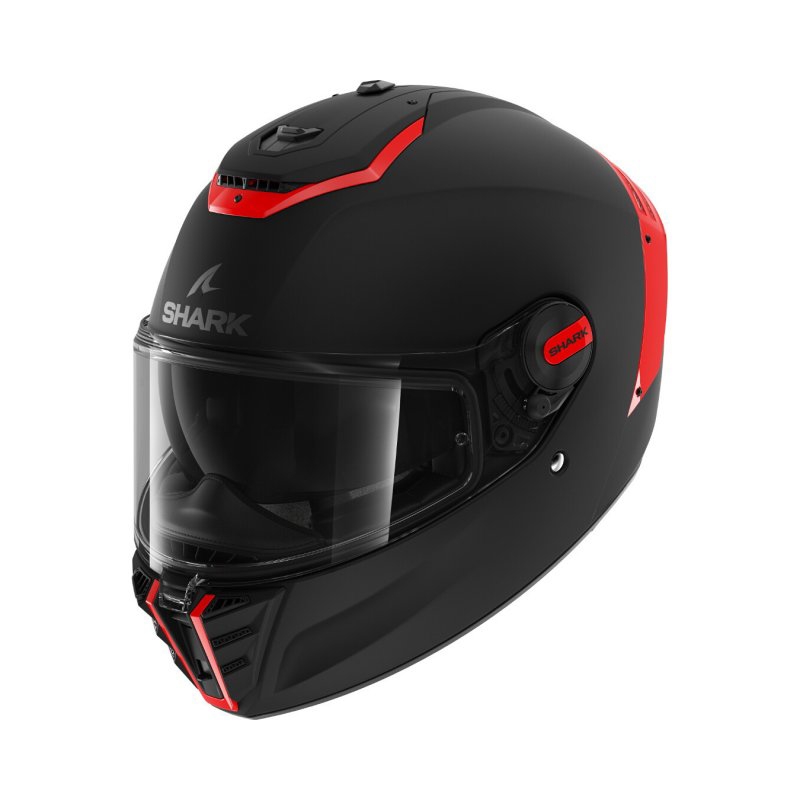 Integralna motociklistička kaciga SHARK SPARTAN RS Blank SP crno-crvena mat