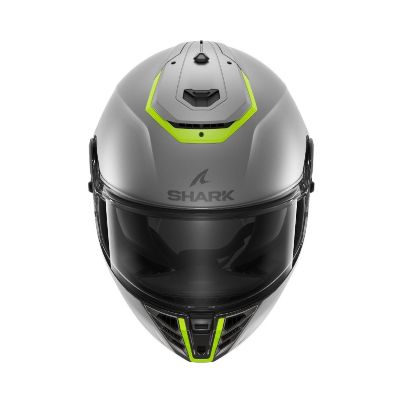 Integralna motociklistička kaciga SHARK SPARTAN RS Blank SP sivo-fluo žuta