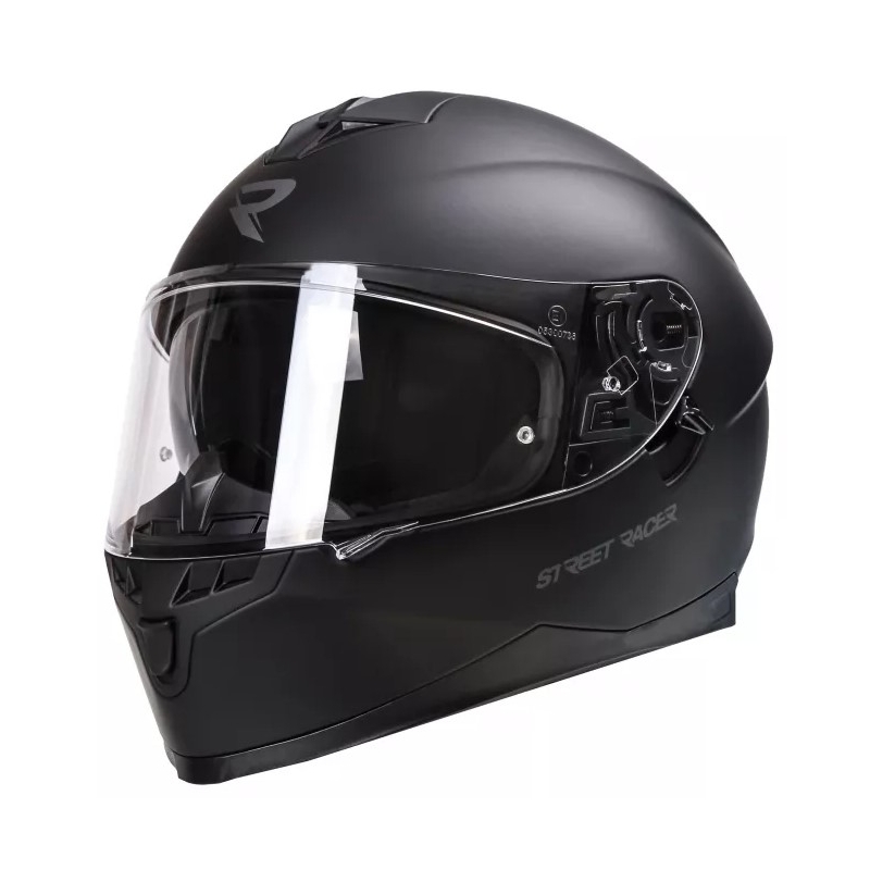 Integralna moto kaciga Street Racer Magna crna mat - II. kvaliteta
