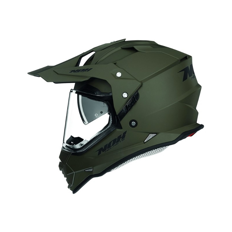 Enduro kaciga NOX N312 zelena mat - II. kvalitetu prodaje rasprodaja