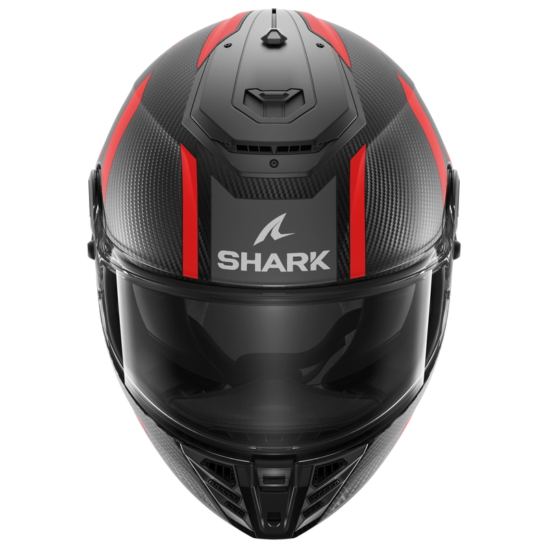 Integralna motoristička kaciga SHARK SPARTAN RS Carbon Shawn Mat crno-crvena