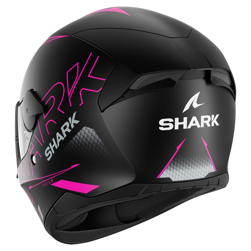 Integralna motociklistička kaciga SHARK D-SKWAL 2 Cadium crno-roza