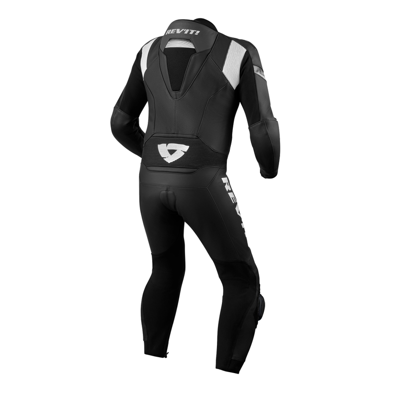 Revit Argon 2 jednodijelno moto odijelo crno-bijelo