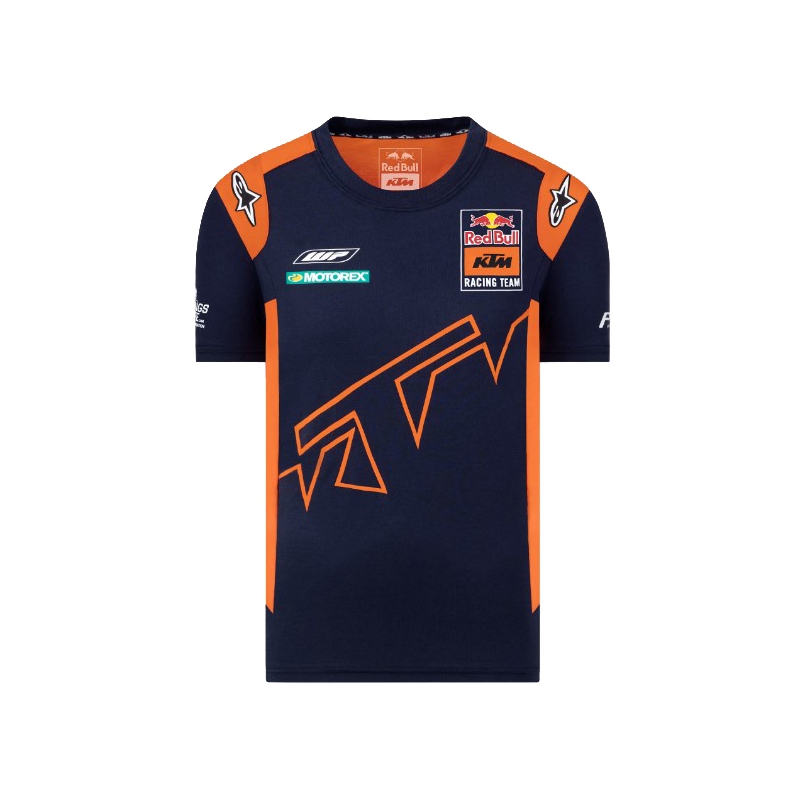 Dječja majica KTM Red Bull Racing Official Teamline plavo-narančasta