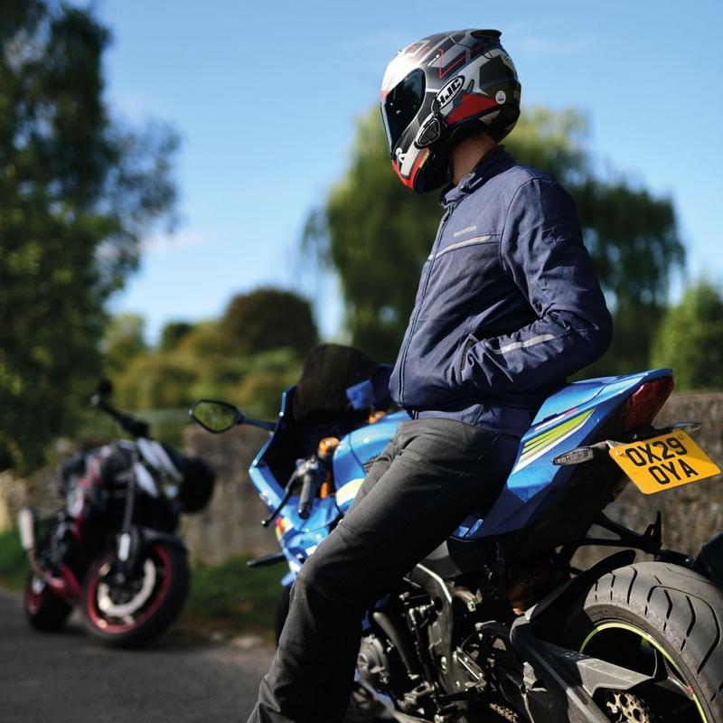 Motociklistička jakna Oxford Arizona 1.0 Air crna