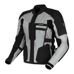 Motociklistička jakna Rebelhorn Scandal II srebrno-crna