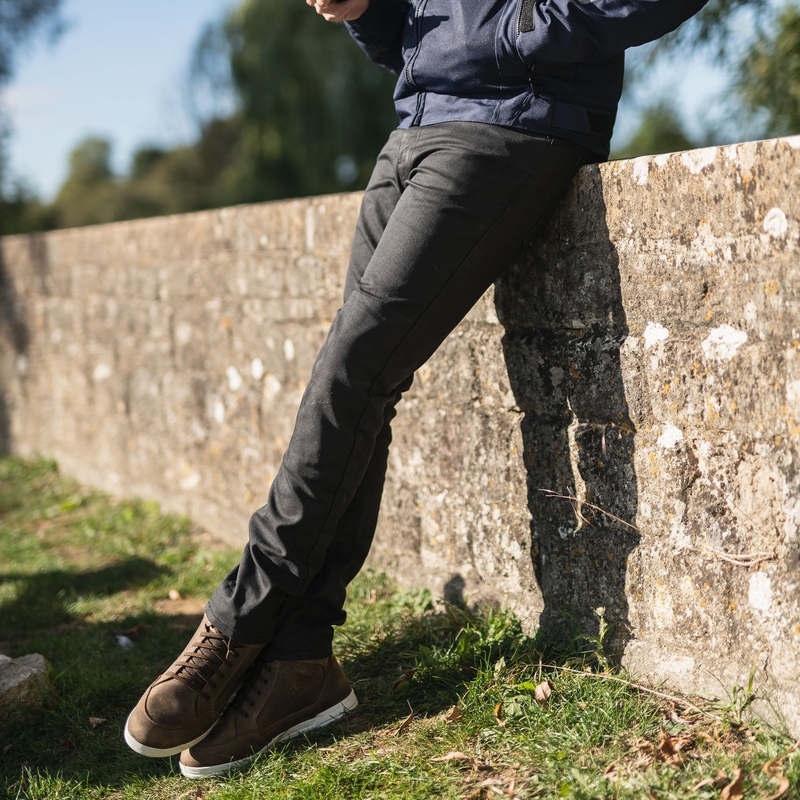 Motociklističke traperice Oxford Original Approved Jeans AA Slim fit crne