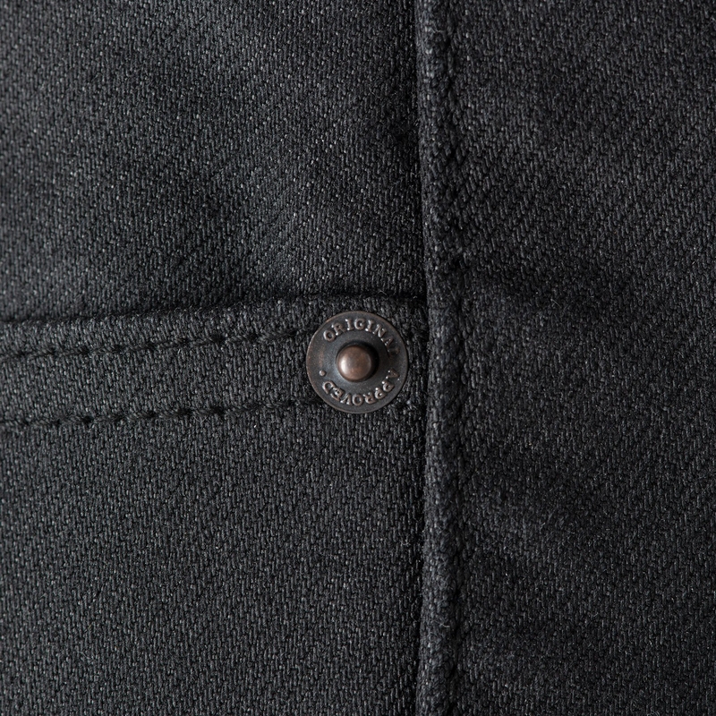 Motociklističke traperice Oxford Original Approved Jeans AA Slim fit crne
