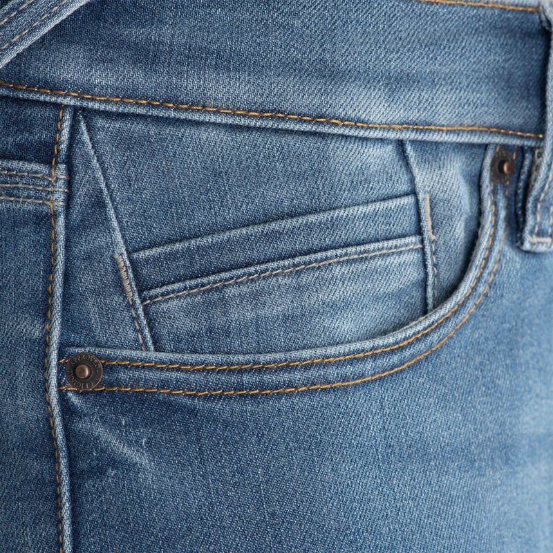 Motociklističke traperice Oxford Original Approved Jeans AA Slim kroja svijetloplave