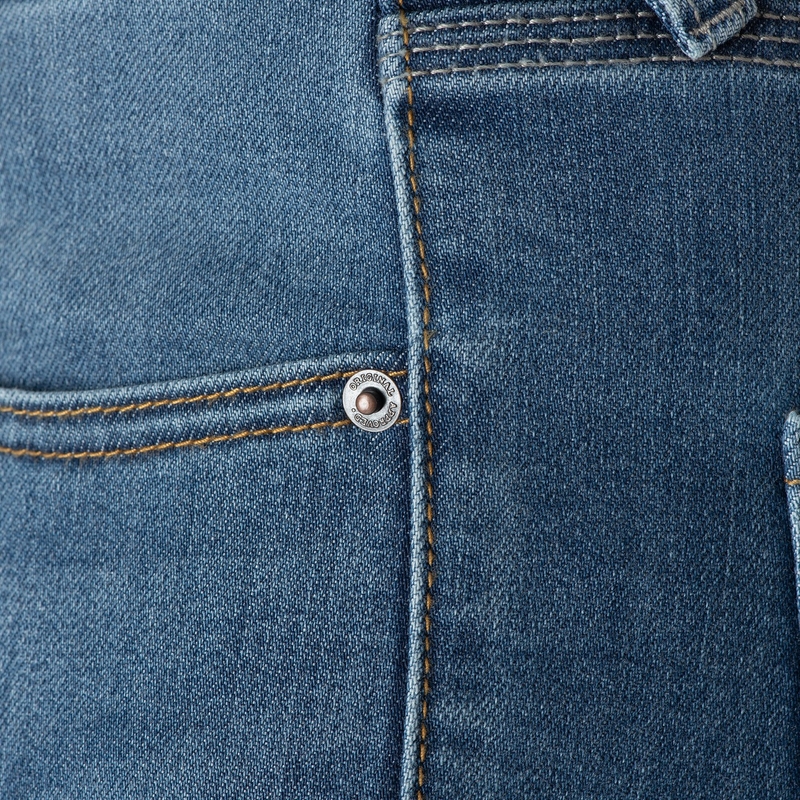Motociklističke traperice Oxford Original Approved Jeans AA Slim kroja svijetloplave