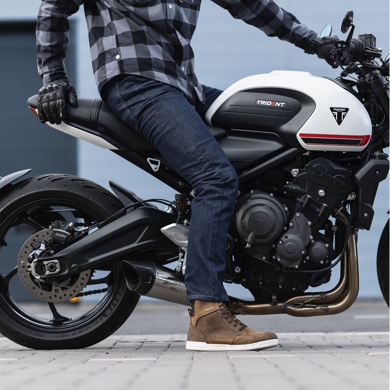 Motociklističke traperice Oxford Original Approved Jeans AA tamnoplave