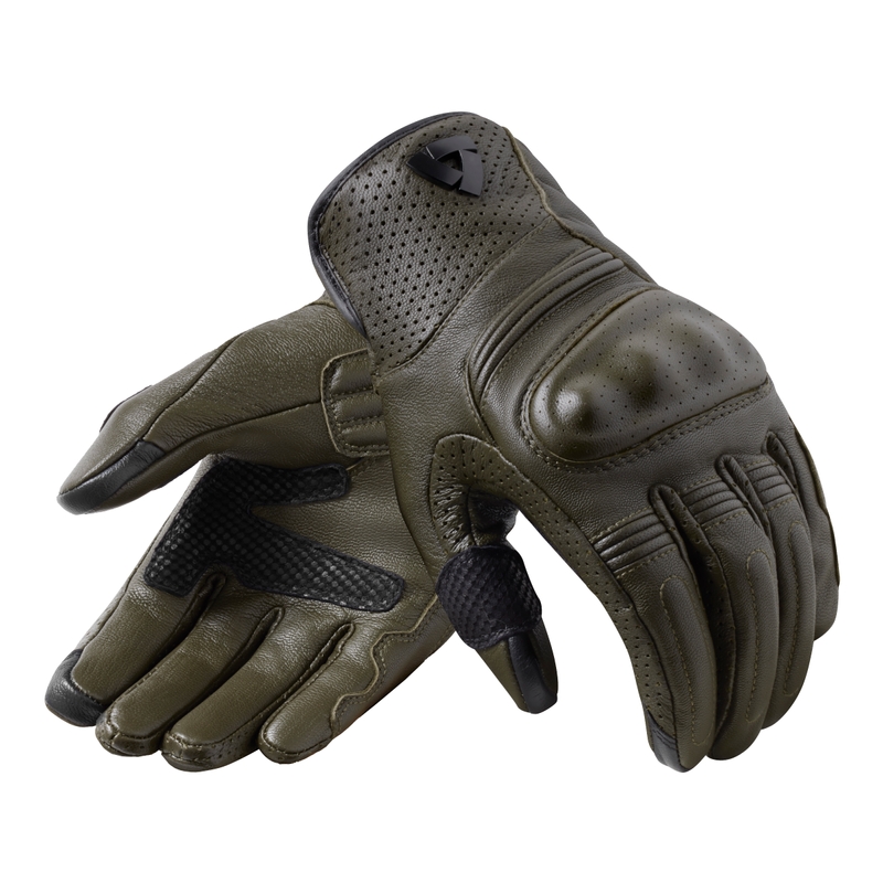 Revit Monster 3 motociklističke rukavice tamnozelene boje