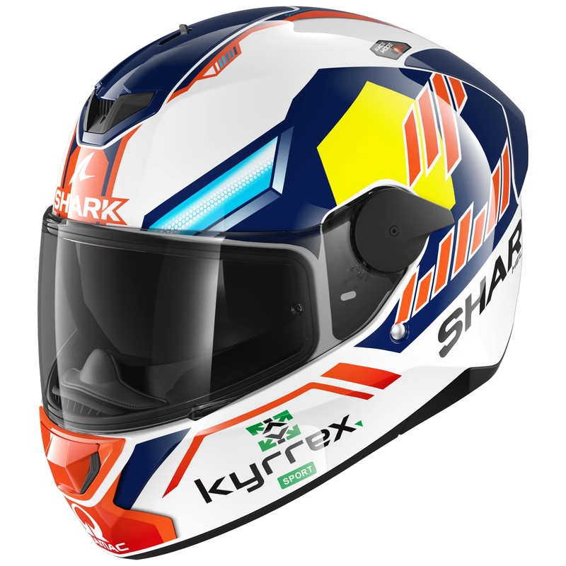 Integralna motociklistička kaciga SHARK D-SKWAL 2 replika Jorge Martin bijela-crvena-plava-žuta