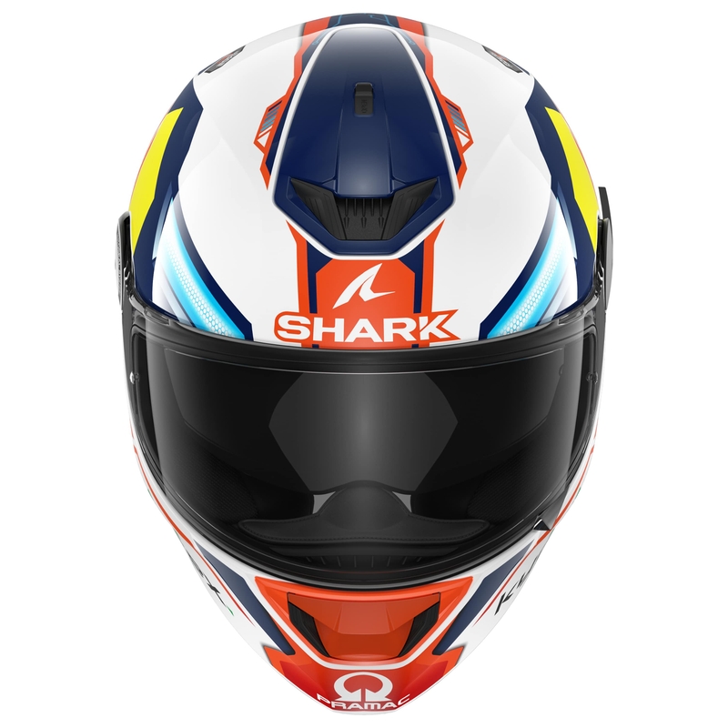 Integralna motociklistička kaciga SHARK D-SKWAL 2 replika Jorge Martin bijela-crvena-plava-žuta