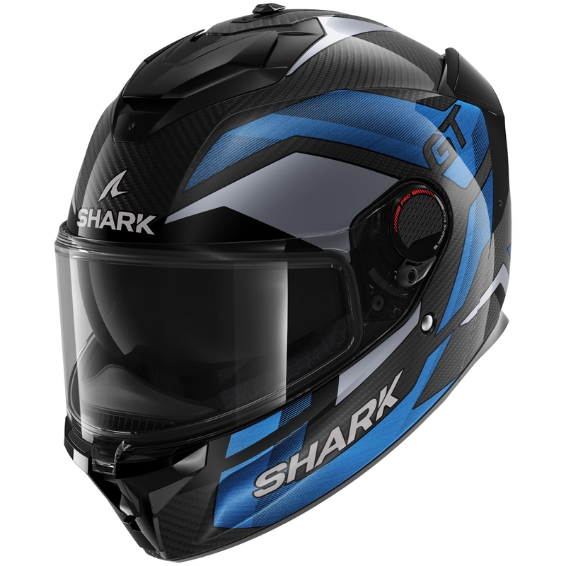 Integralna motociklistička kaciga SHARK SPARTAN GT PRO Carbon Ritmo crno-plava