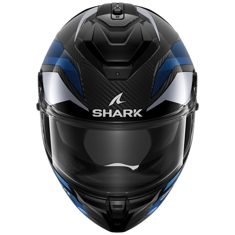 Integralna motociklistička kaciga SHARK SPARTAN GT PRO Carbon Ritmo crno-plava