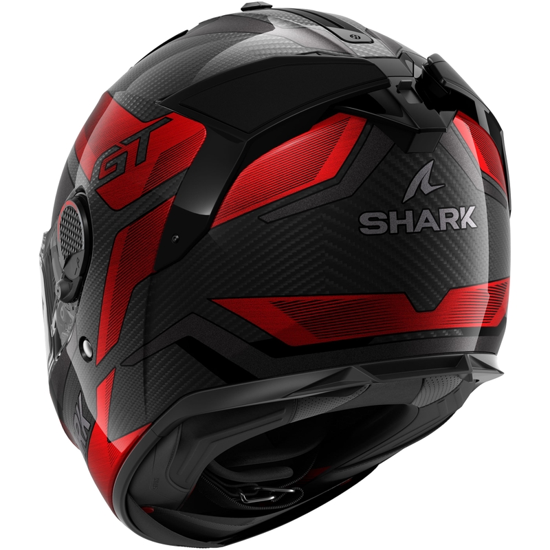 Integralna moto kaciga SHARK SPARTAN GT PRO Carbon Ritmo crno-crvena