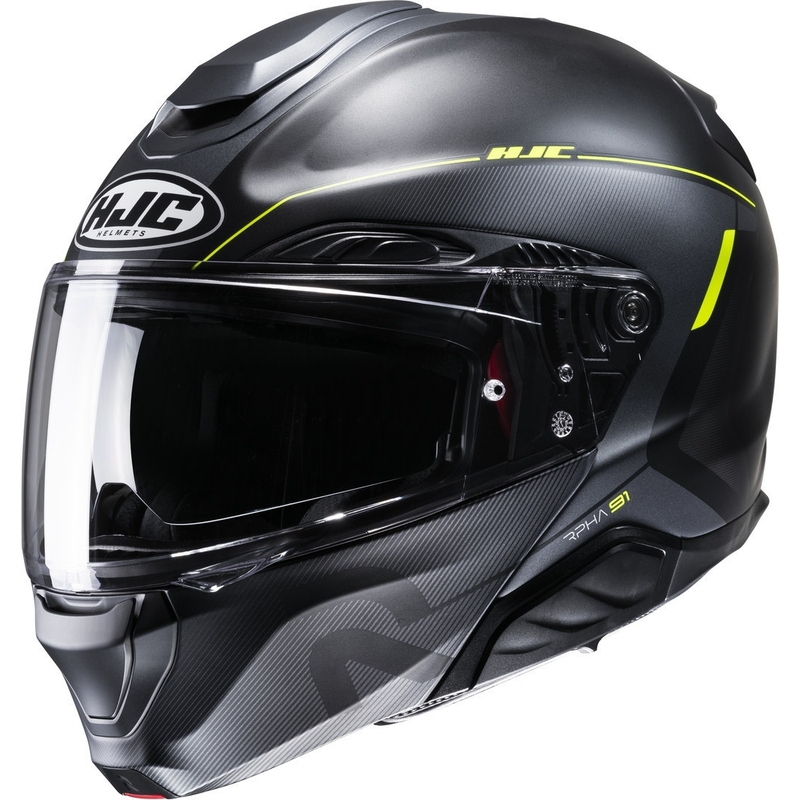 HJC RPHA 91 Combust MC3HSF preklopna motociklistička kaciga crno-fluo žuta