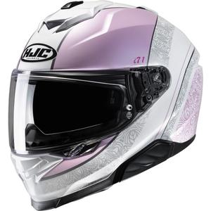 Integralna motociklistička kaciga HJC i71 Sera MC8 sivo-bijelo-roza