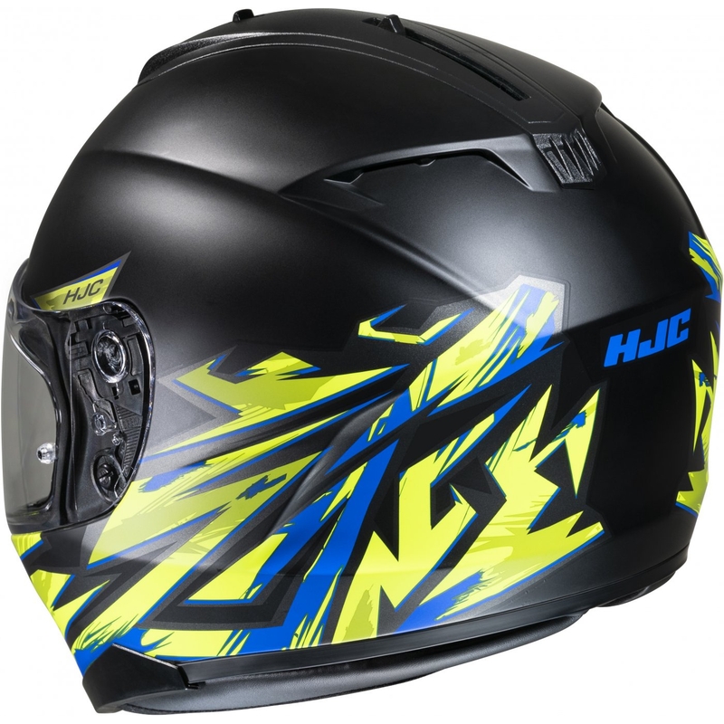 Integralna motociklistička kaciga HJC C70 Pentas MC3HSF crna-plava-fluo žuta