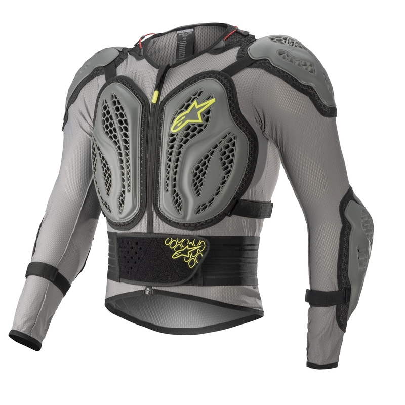 Alpinestars Bionic Action sivo-fluo žuta zaštita za tijelo