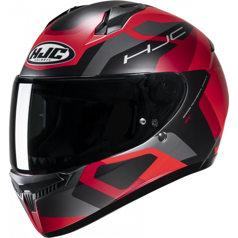 Integralna motociklistička kaciga HJC C10 Tins MC1SF crno-sivo-crvena