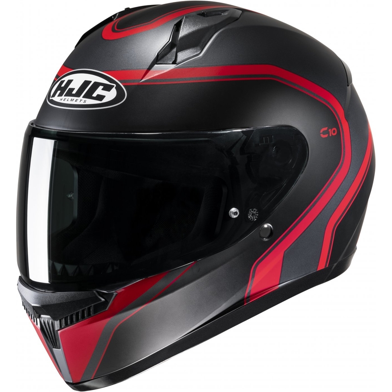 Integralna motociklistička kaciga HJC C10 Elie MC1SF crno-crvena