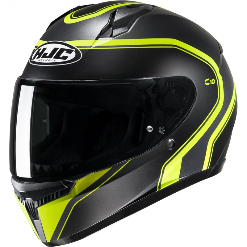Integralna motociklistička kaciga HJC C10 Elie MC3HSF crno-fluo žuta