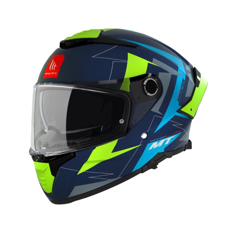 Integralna motociklistička kaciga MT FF118SV Thunder 4 SV Mountain C7 sivo-zeleno-plava