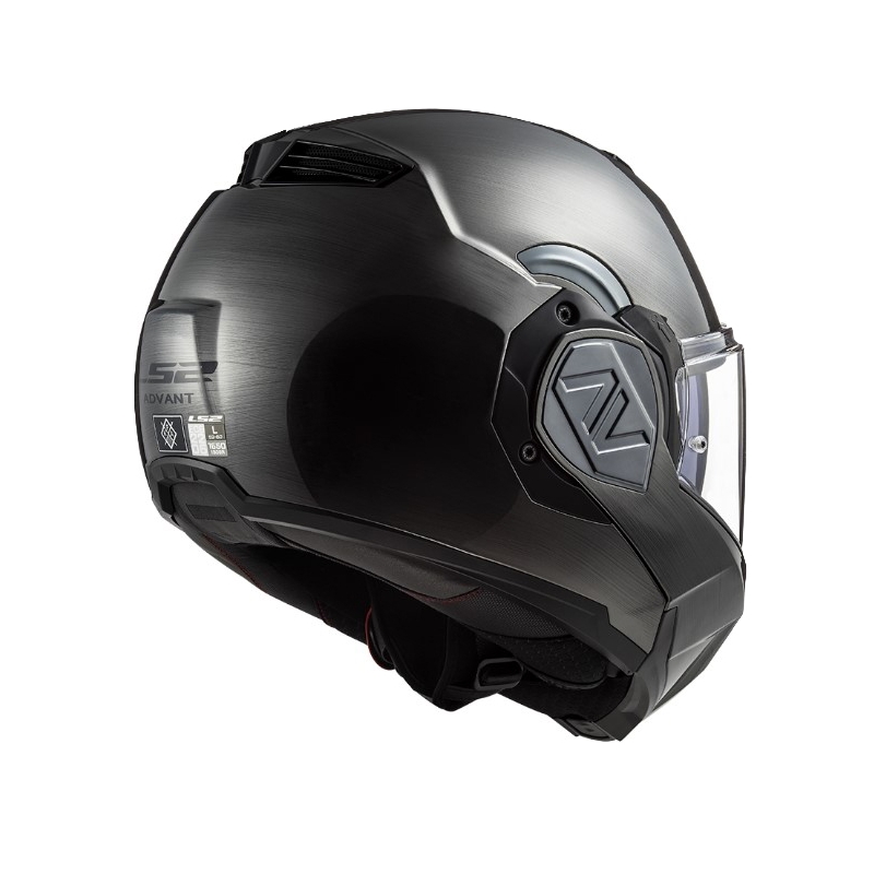 LS2 FF906 Advant Jeans 06 Flip Up motociklistička kaciga siva