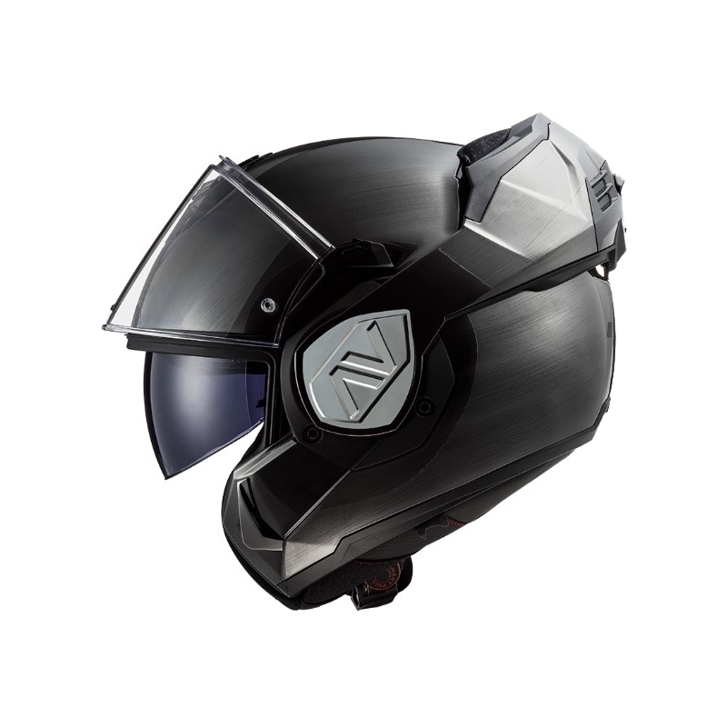 LS2 FF906 Advant Jeans 06 Flip Up motociklistička kaciga siva