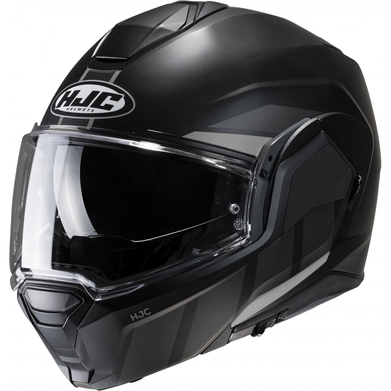 Motociklistička kaciga na preklop HJC i100 Beis MC5SF crno-siva rasprodaja