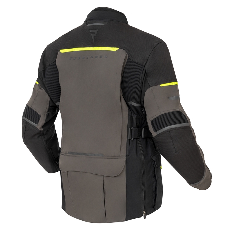 Motociklistička jakna Rebelhorn Range antracit-crna-fluo žuta