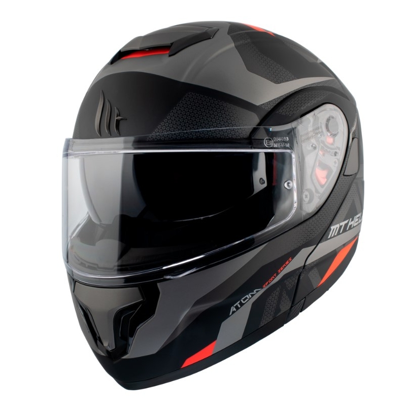 Motociklistička kaciga na preklop MT Atom SV Skill A1 crna