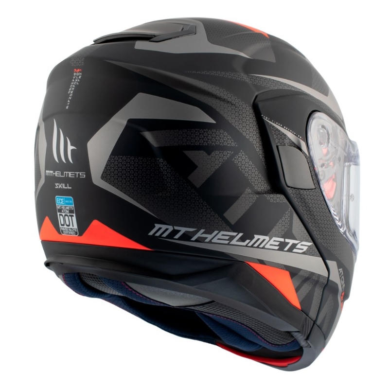 Motociklistička kaciga na preklop MT Atom SV Skill A1 crna