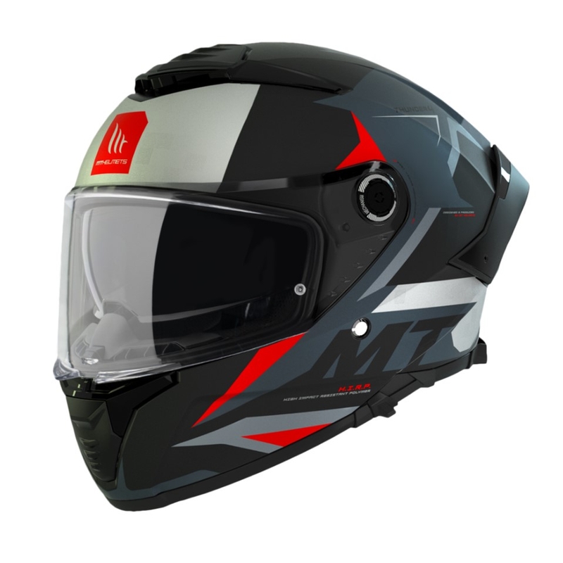 Integralna motociklistička kaciga MT Thunder 4 SV Exeo crno-sivo-crvena